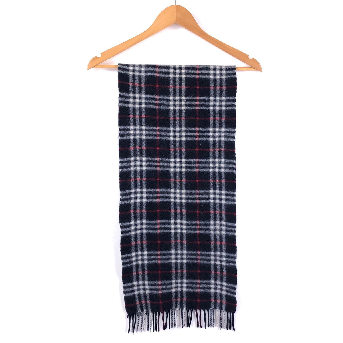 人気ランキング 古着】 BURBERRY LONDON バーバリー マフラー チェック柄 英国製 小物