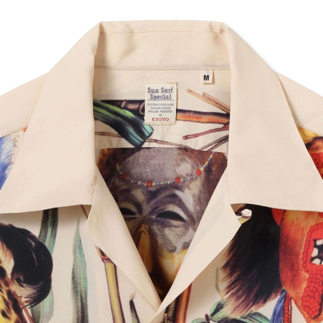 SUN SURF サンサーフRAYON “BATTLE MASK” SUN SURF SPECIAL EDITION BATTLE MASK HAWAIIAN XS RAYON Cream