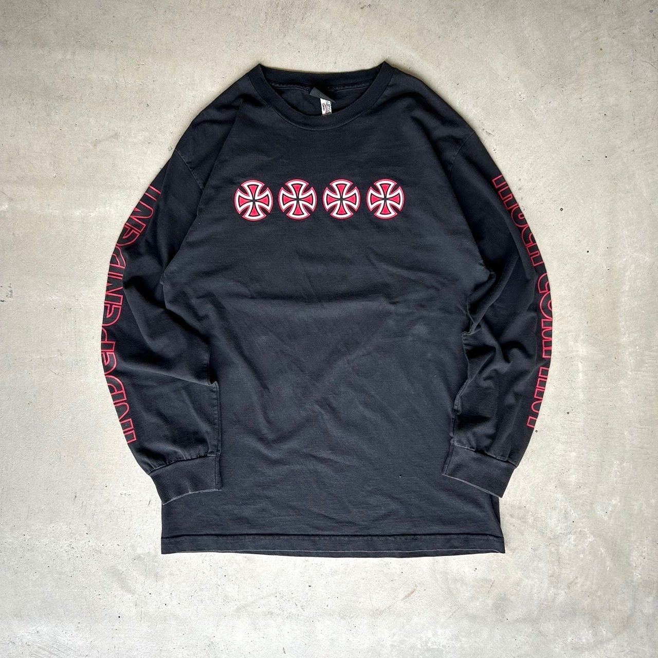 フェード 90s 00s NHS INDEPENDENT L/S shirt インディペンデント 