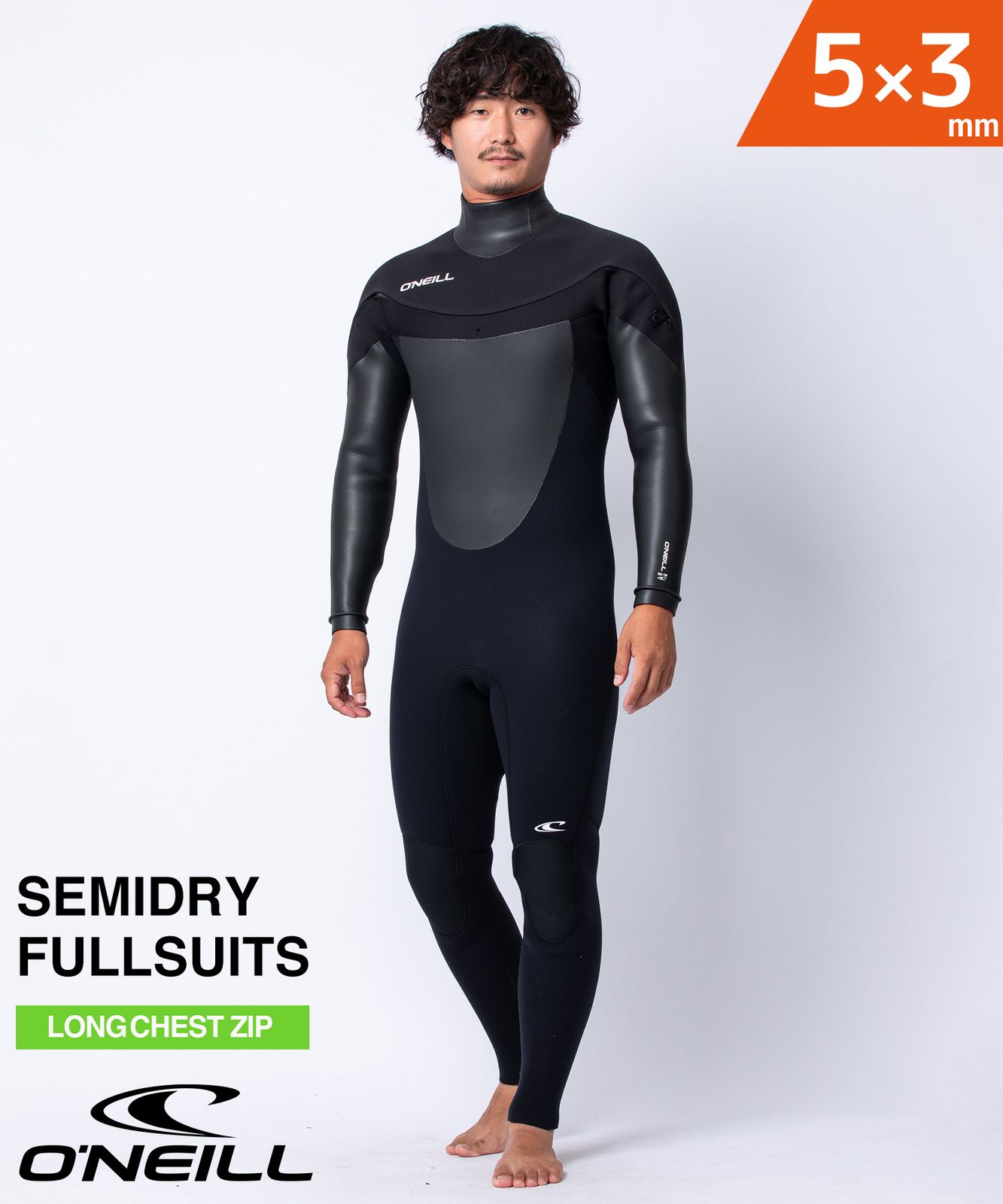 ムラスポ公式 ONEILL オニール LCZ MR SD 5X3mm MFW-207A5 メンズ ウェットスーツ セミドライ ムラサキスポーツ