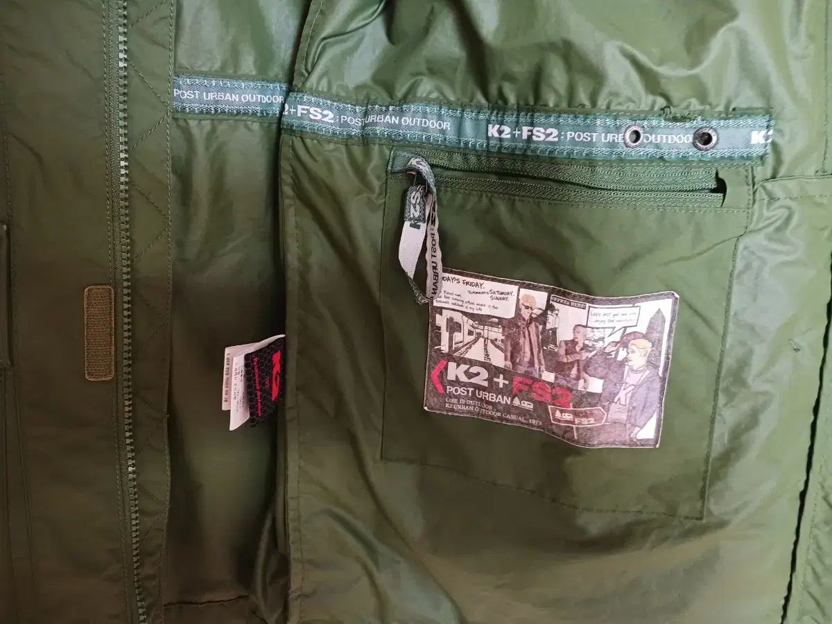 K 2サファリ アウター グリーン色 105
