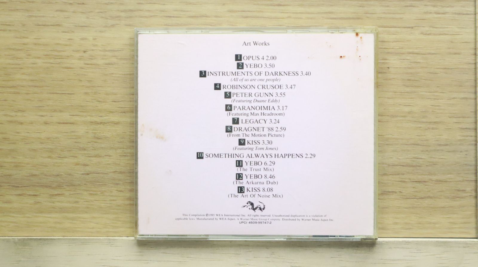 アート・オブ・ノイズ Art Of Noise 紙ジャケ4枚 収納BOX付
