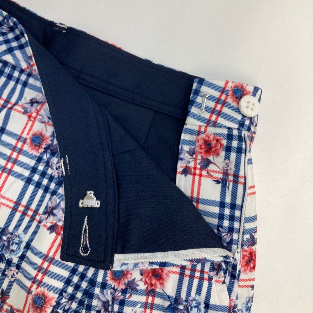 サイズ：M ADMIRAL アドミラル インナー付きスカート 花柄 ホワイト系