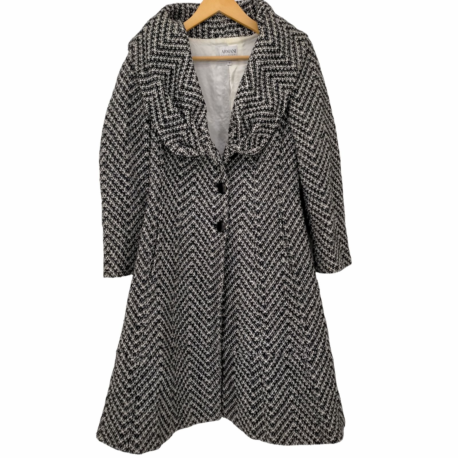 アルマーニコレツィオーニ ARMANI COLLEZIONI ツイード ロングコート