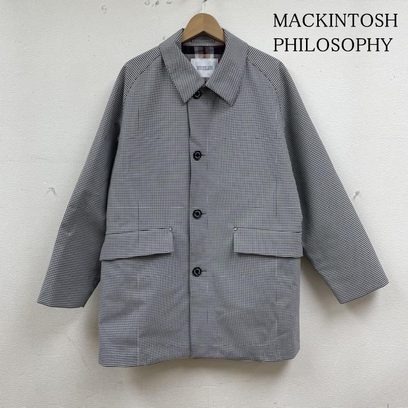 MACKINTOSH PHILOSOPHY マッキントッシュ フィロソフィー コート ステン コート 3層 ポリエステルブロード TIVERTON ギンガムチェック H1C57-165-05