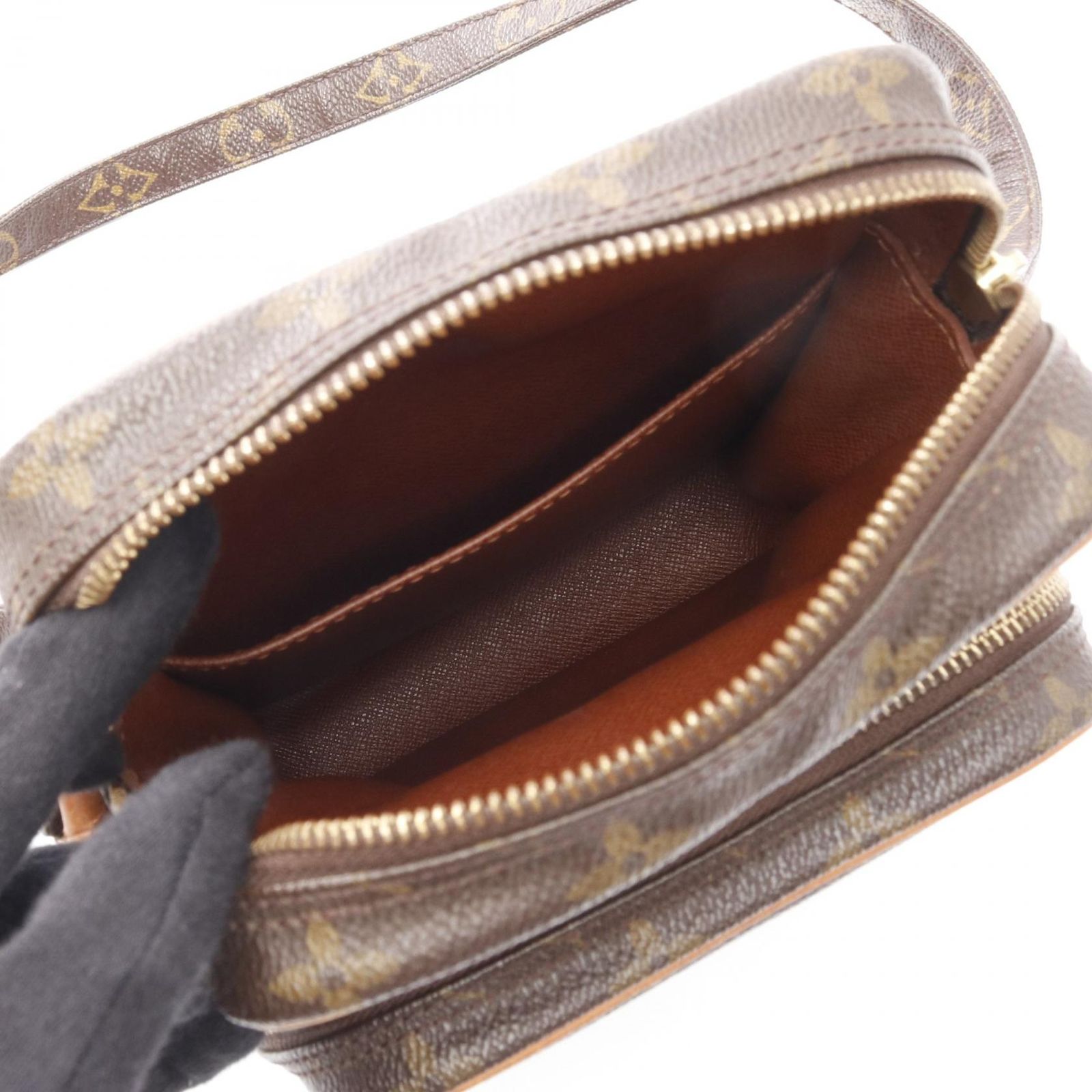 希少 BROOKS ブラックレザー ショルダーバッグ BROOKS（ブルックス