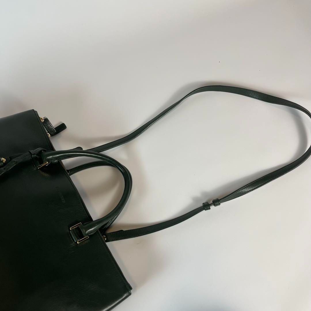 JIL SANDER 2way ビジネスバッグ レザー トートバッグ A4可 - メルカリ