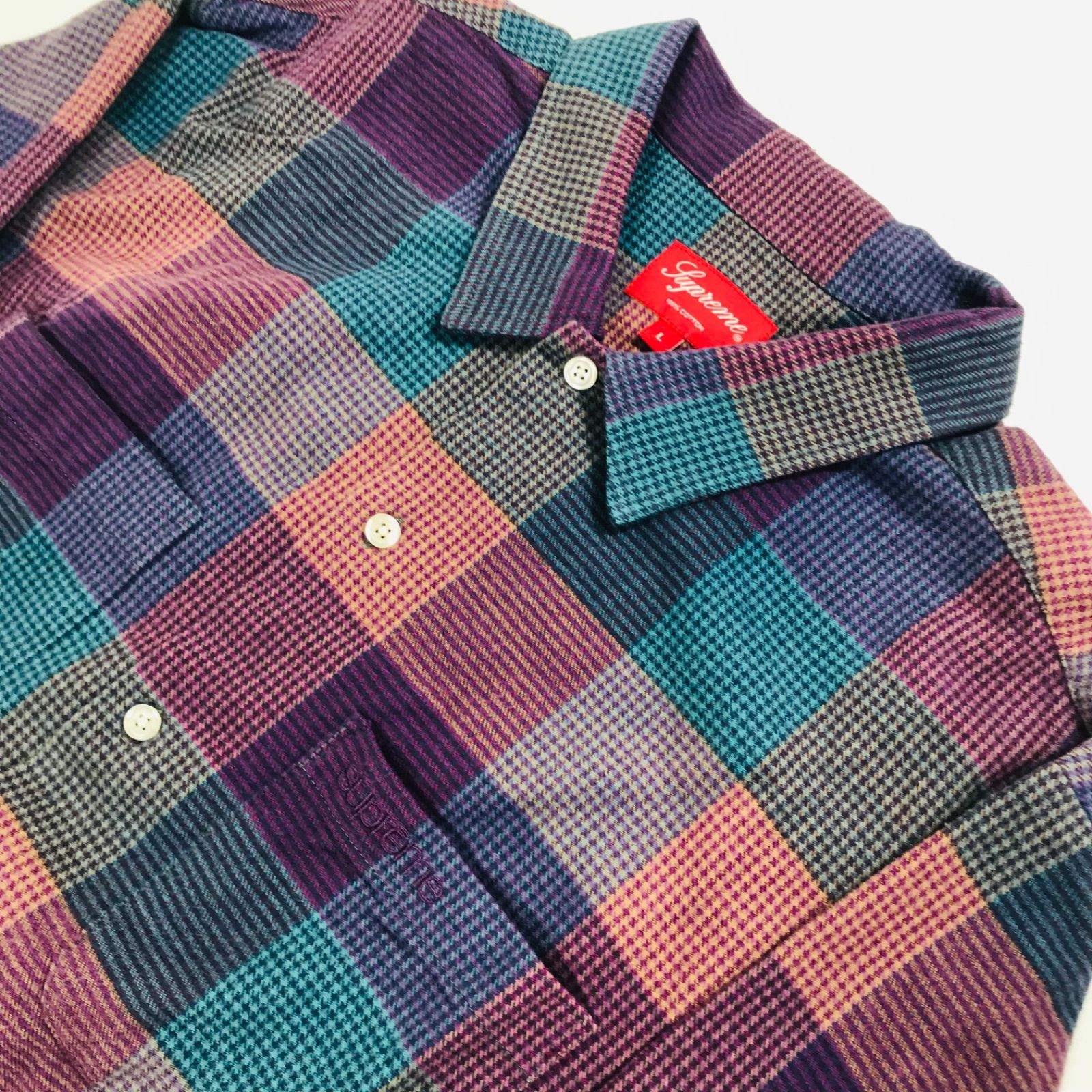 supreme シュプリーム Plaid Flannel Shirt サイズL | www.agb.md