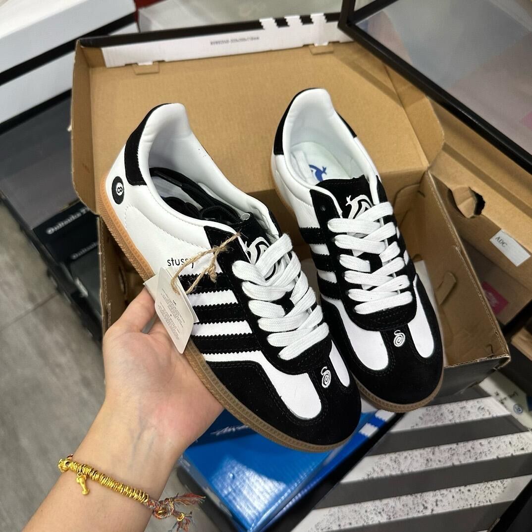 新品 adidas Originals Gazelle INdoor x Stussy スニーカー Adidas 靴 男女兼用