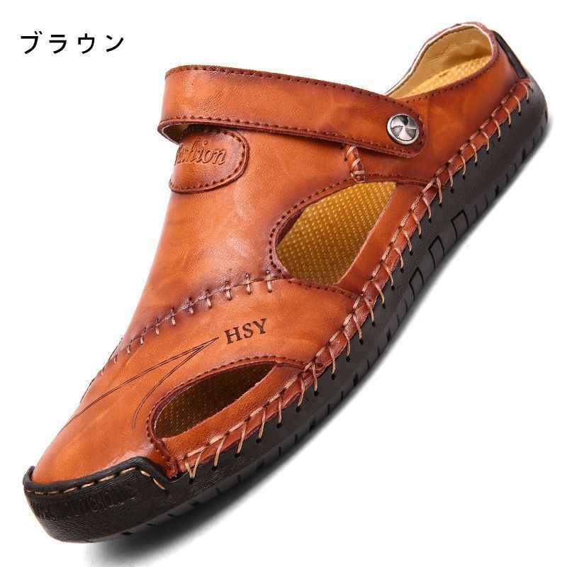 本革 ビーチサンダル サンダル メンズ スポーツサンダル コンフォートサンダル メンズ 本革 シューズ 歩きやすい おしゃれ カジュアル 紳士用 wMBc851