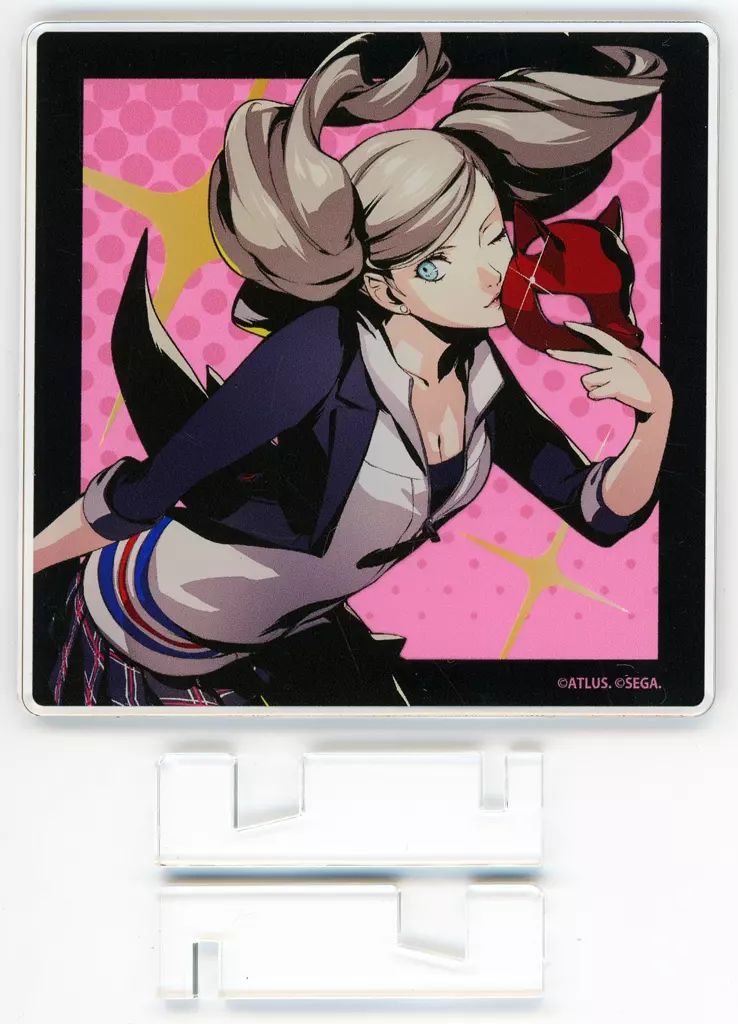 ペルソナ5 限定コースター P3D＆P5D 前夜祭 高巻 杏 2枚セット ペルソナ5 限定コースター P3D＆P5D 前夜祭 高巻 杏 2枚セット