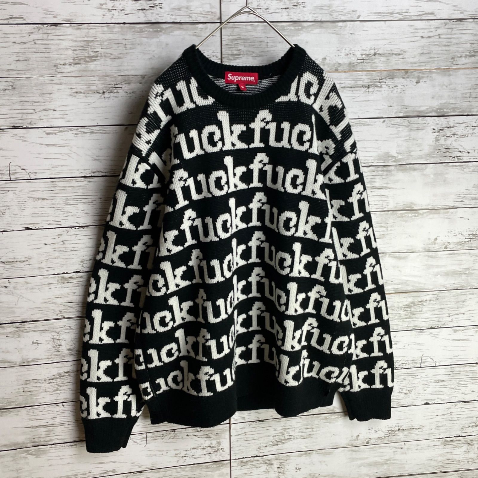 01289 UU【美品・インパクト抜群】シュプリーム / Supreme☆fuck総柄