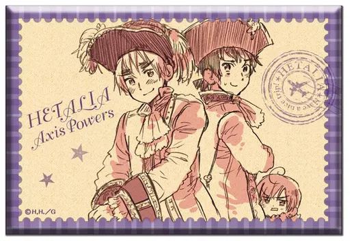 小物 キャラクター 04.イギリス＆スペイン＆ロマーノ アートマグネット ヘタリア Axis Powers