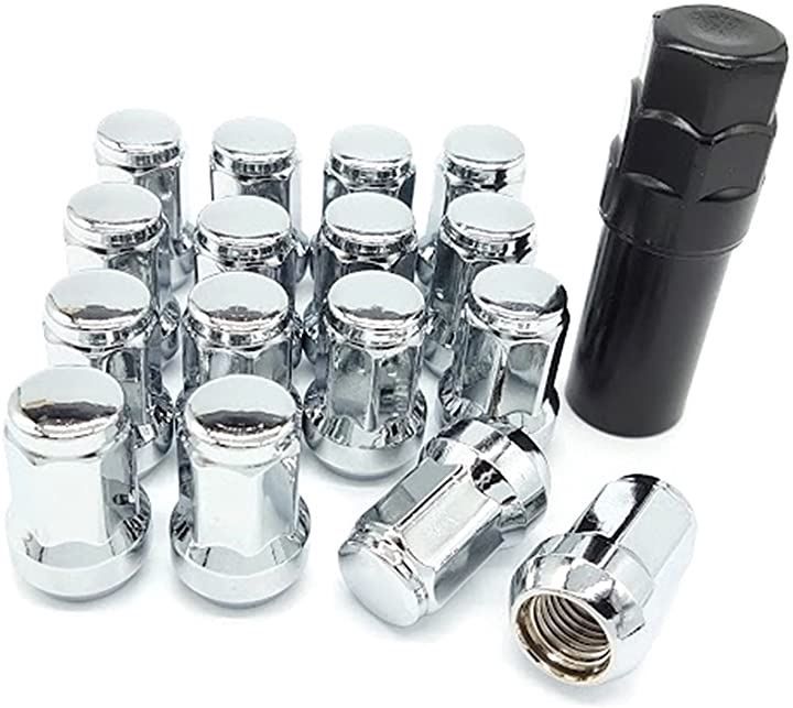 Kstyle c&b ロック ナット 銀 シルバー 車 タイヤホイールナット M12 ネジ ショートナット ラグナット レーシングナット ヘプ
