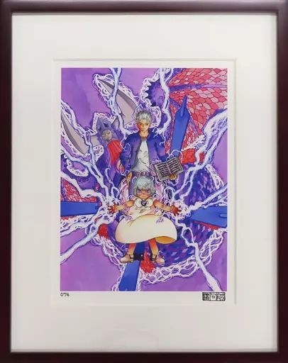 中古】セル画・原画 付属品付)金色のガッシュ!!と雷句誠原画展