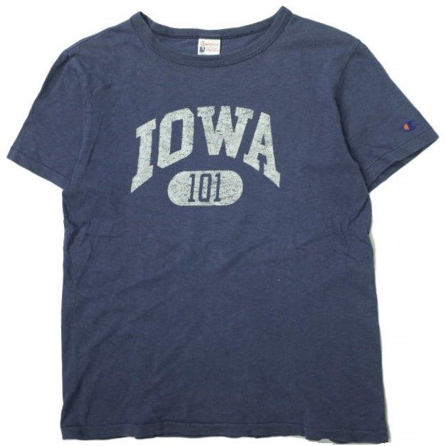 Champion 50s～60s 小文字ランタグ 復刻 IOWA Tシャツ - メルカリ