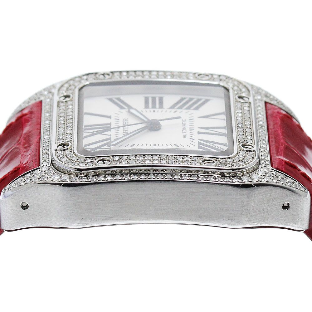 カルティエ CARTIER W20126X8 サントス100 MM アフターダイヤ