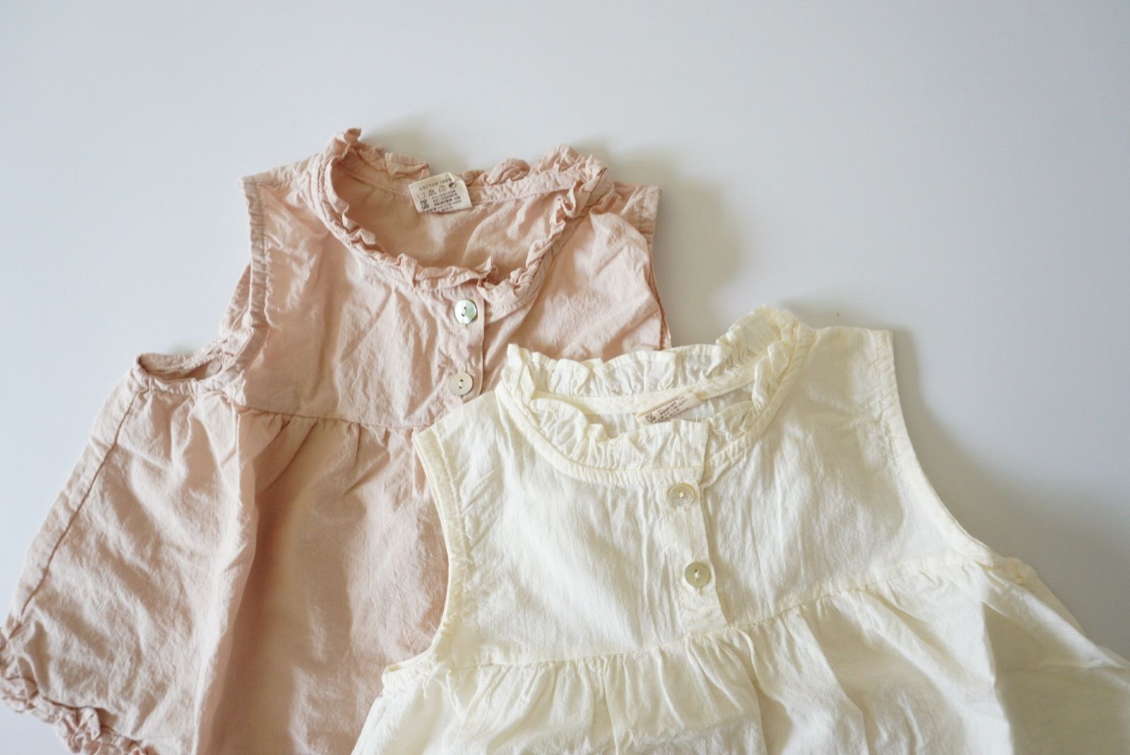 Blouse Sleeveless Frill - Lace | Ruffle Top USA SPELL – Fleur White Women's Fashion Luulla