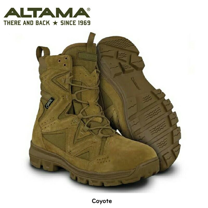 ALTAMA Apex SBM ミシュラン ソール ゴアテック タクティカル ブーツ Coyote US Regular 9