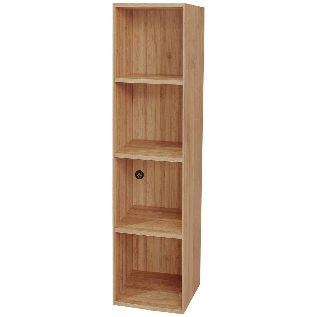 数量 ニトリ NITORI 組立簡単 工具不要のNクリックディープ レギュラー4段 ライトブラウン 8791524