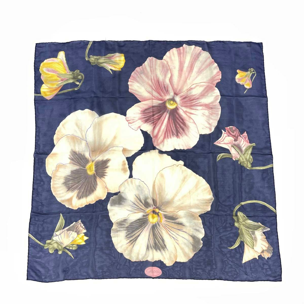 【まーり】GUCCIスカーフ VINTAGE まーり】GUCCIスカーフ VINTAGE 1960'S グッチ ヴィンテージ