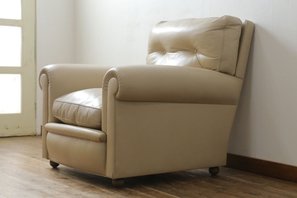 Poltrona Frau ポルトローナフラウ イエロー レザー ソファ