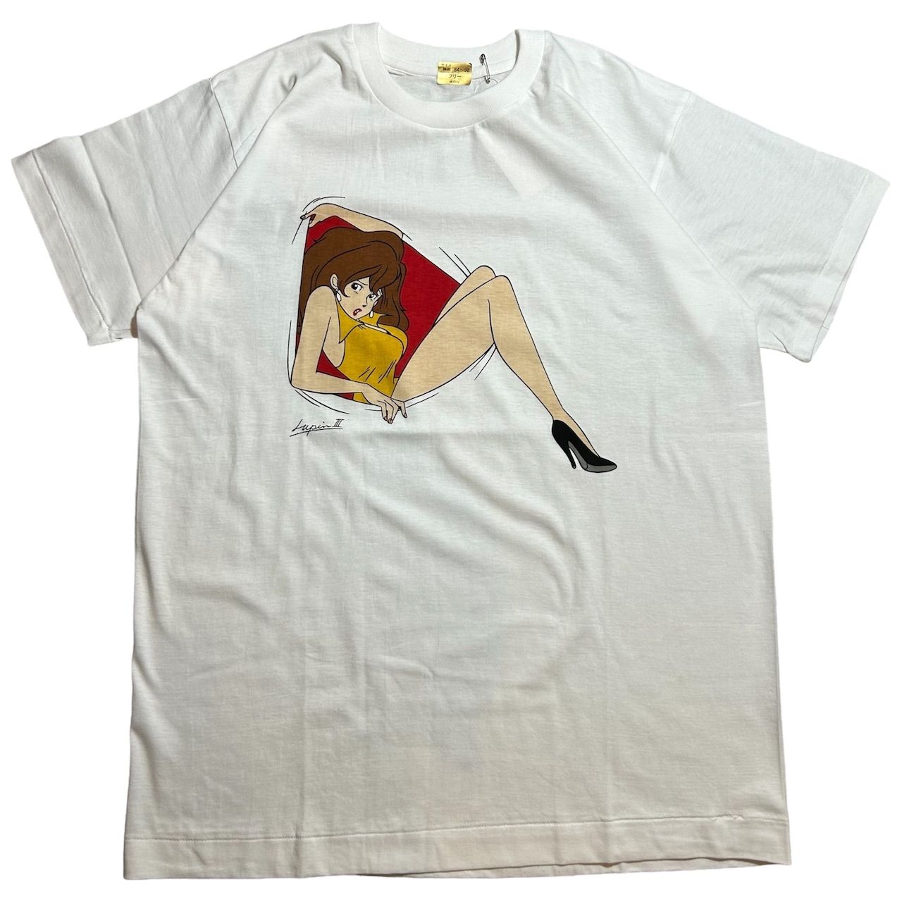 90s Lupin Ⅲ Fujiko dead stock single stitch T shirt ルパンⅢ 峰不二子 デッドストック シングルステッチ Tシャツ