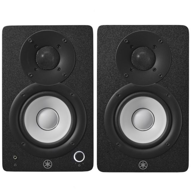 パワード スピーカー スタジオ モニター YAMAHA ヤマハ HS4B ブラック ペア XLRオス|TRSフォーン 1.5mケーブル