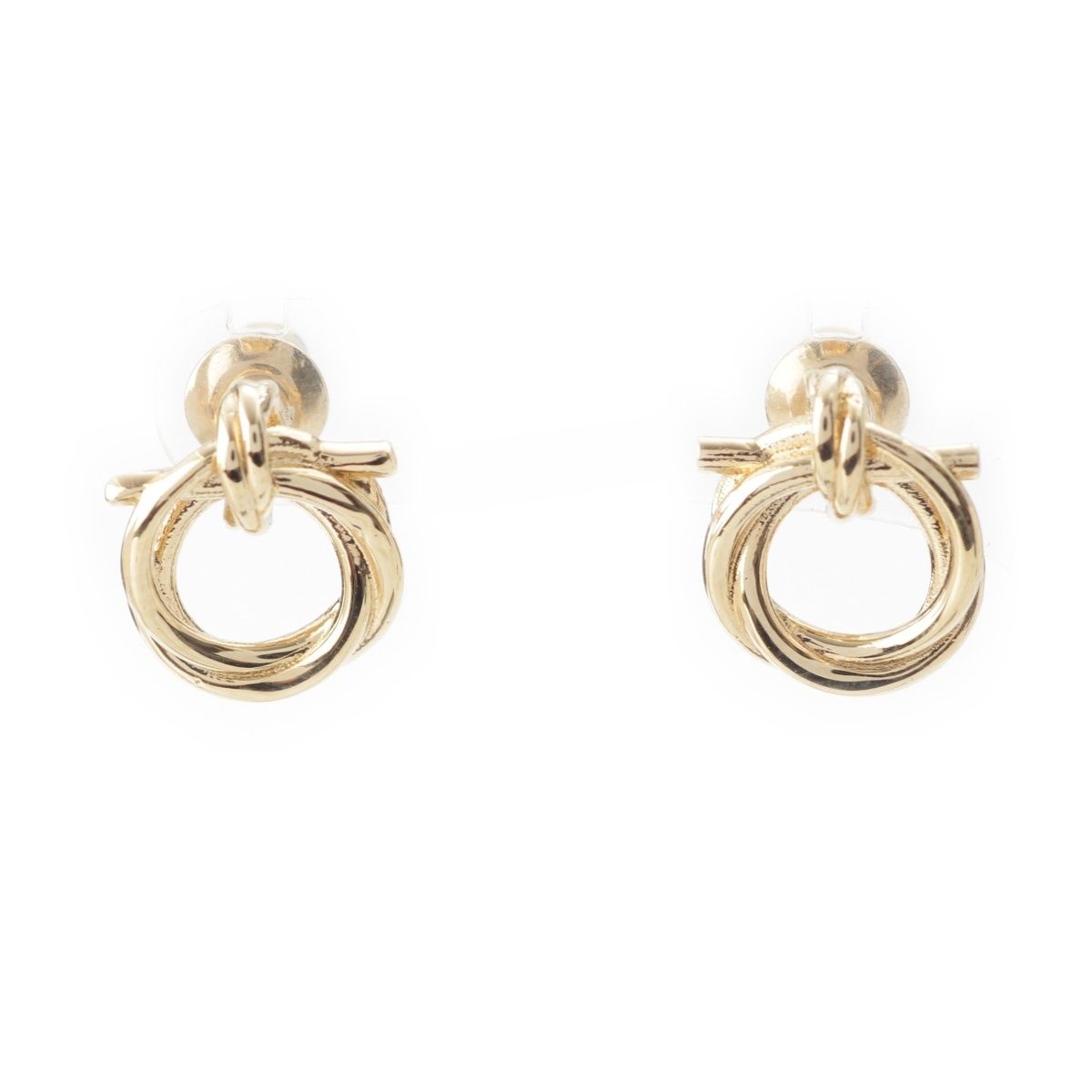 サルヴァトーレフェラガモ ガンチーニ ピアス 両耳 アクセサリー ゴールド