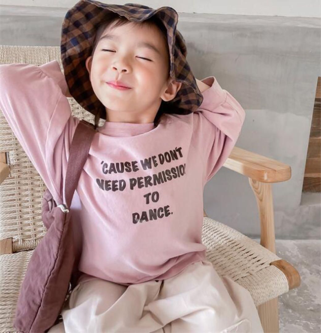 子ども服/90/ピンク 賢い 