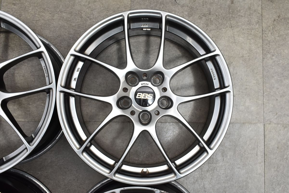 【鍛造品 1ピース】BBS RF506 17in 7.5J +50 PCD112 4本セット アウディ A6 A7 A8 Q3 VW ゴルフ ジェッタ パサート ザ・ビートル 即納可能