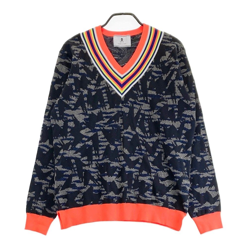 MARK&LONA マークアンドロナ 裏メッシュ Vネック 長袖ブルゾン