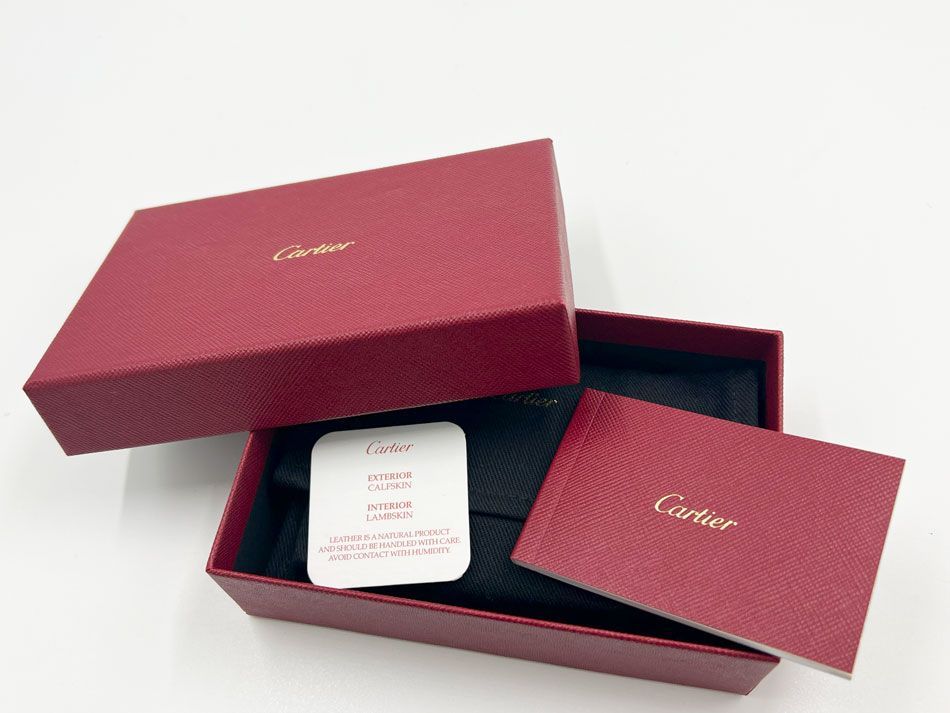 Cartier カルティエ カードケース 名刺入れ ドゥーブルCロゴ 2つ折り  