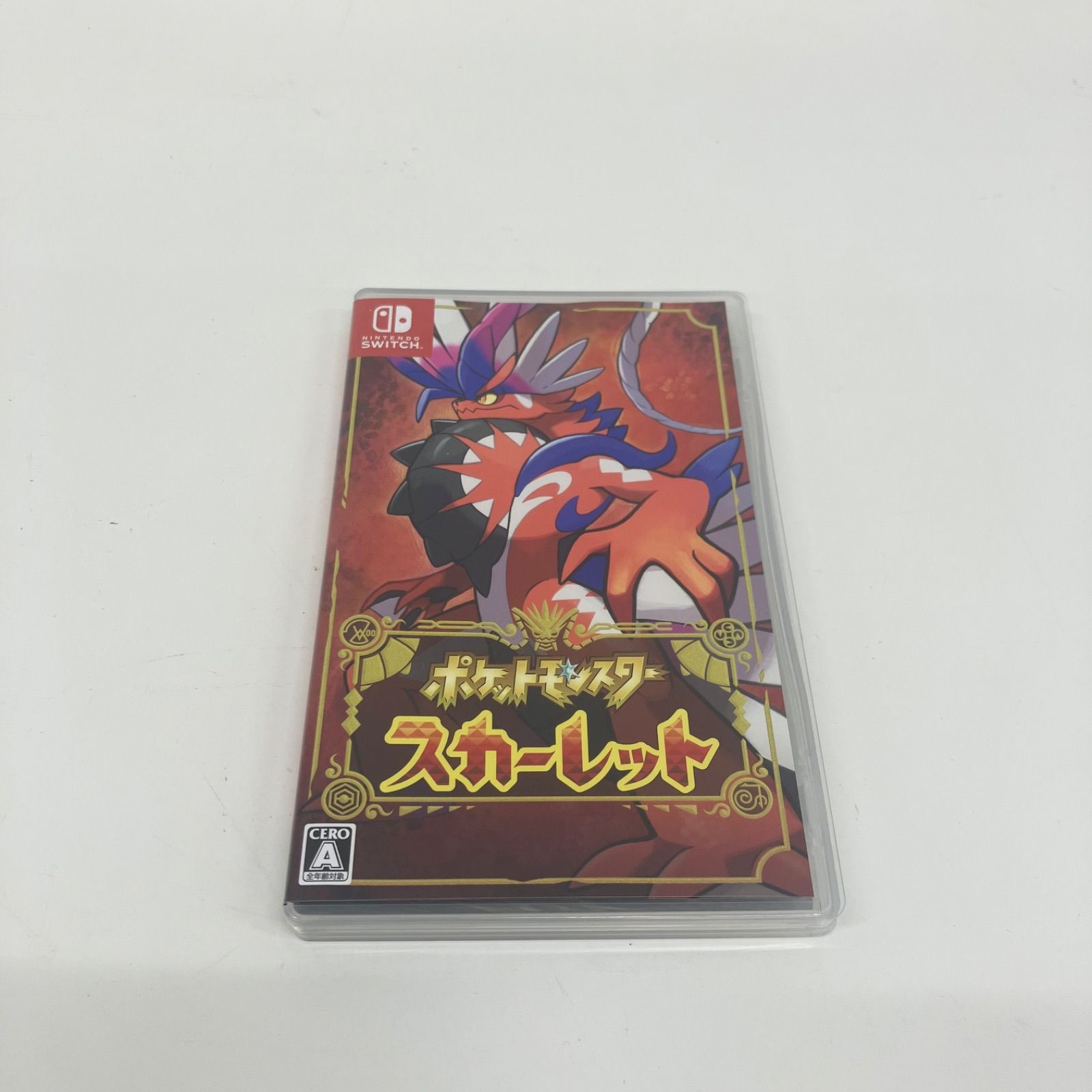 【現状品】Switch スイッチ 任天堂 ポケットモンスター スカーレット ソフト KA