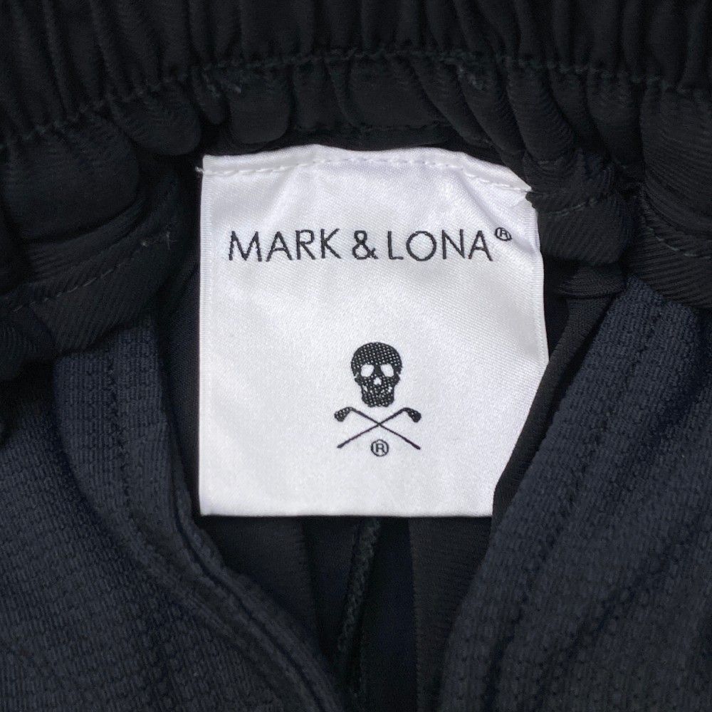 サイズ：48 MARK&LONA マークアンドロナ  ナイロンストレッチパンツ  ブラック系 [240101426105] ゴルフウェア メンズ ストスト サイズ：48 MARK&LONA マークアンドロナ ナイロンストレッチ