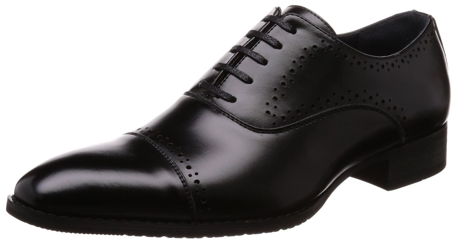 25.0 cm 3E_ブラック フランコジョバンニ 本革ビジネスシューズ FG2302 メンズ ブラック 25.0 cm 3E