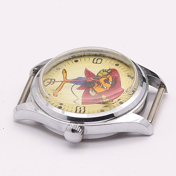 スピーディー ゴンザレス 手巻き アニメキャラクター 黄色系文字盤