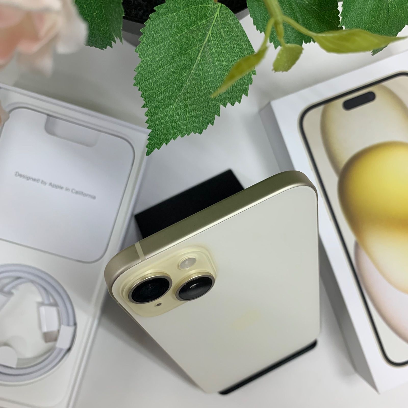 iPhone 15Plus 128GB イエロー ソフトバンク版SIMフリー - メルカリ