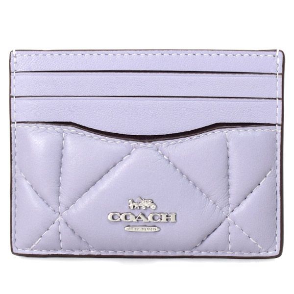 コーチ カードケース COACH レザー ダイヤモンド キルティング コーチ カードケース COACH レザー ダイヤモンド キルティング
