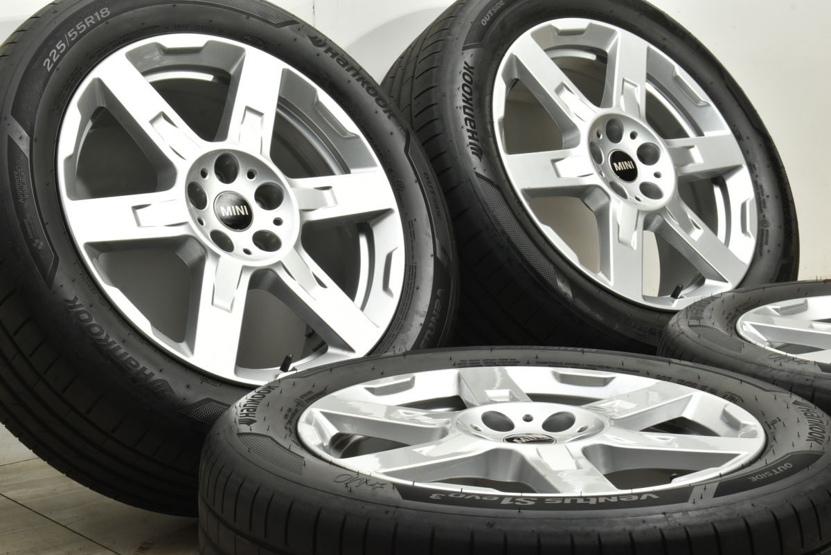 BMW MINI U25 ミニ カントリーマン 純正 18in 7.5J 50 PCD112 ベンタスS1 evo3 225 55R18 承認タイヤ アステロイド スポーク944