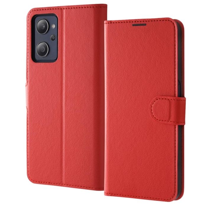 【新品・2営業日で発送】レイ・アウト OPPO Reno9 A / Reno7 A レザー マグネット/レッド(RT-OPR9AELC1/R)