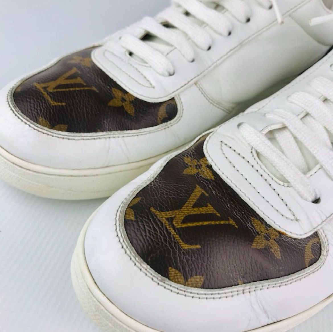 ヒロくん専用※LOUIS VUITTON スニーカー レザー切替 LOUIS VUITTON☆ルイヴィトン・リヴォリライン メンズ レザー