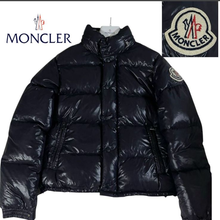 美品 MONCLER モンクレール ダウンジャケット ダウンコート ロゴ