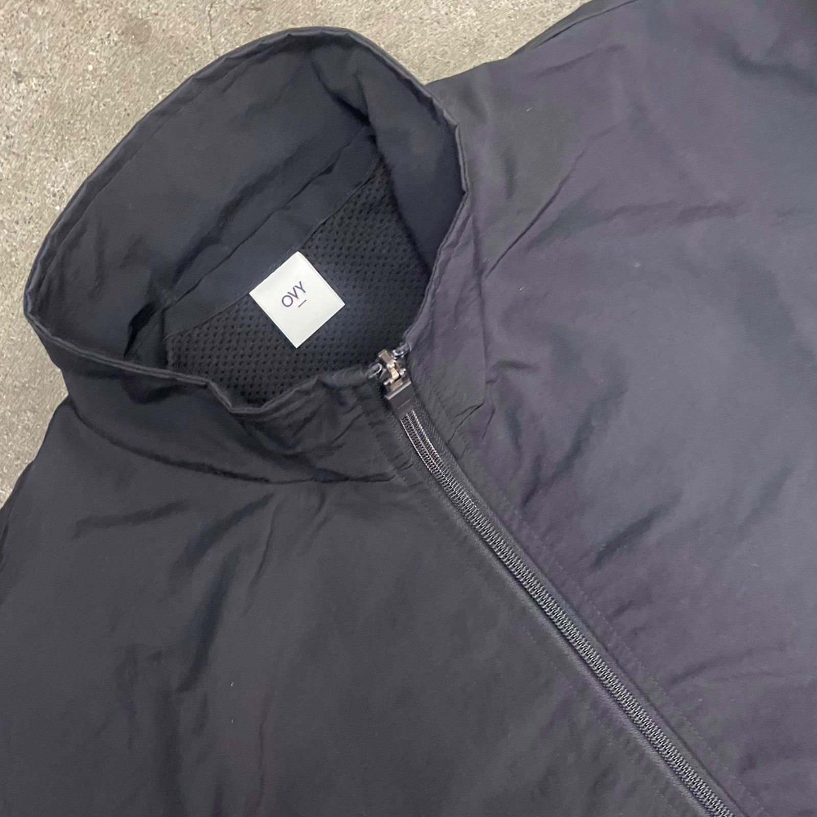 極美品 OVY Recycled Nylon Water-repellent Zip-up Jacket Black M