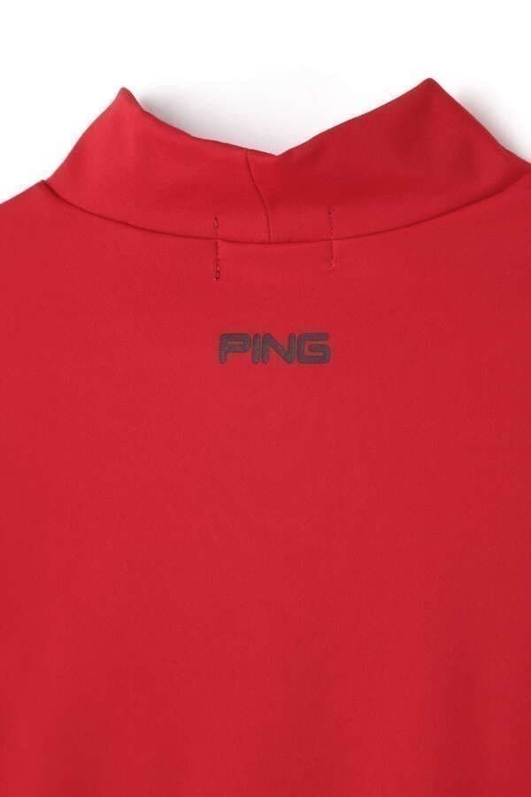 正規品☆PING APPAREL ピンアパレル☆PINGロゴハイネック半袖シャツ☆M 