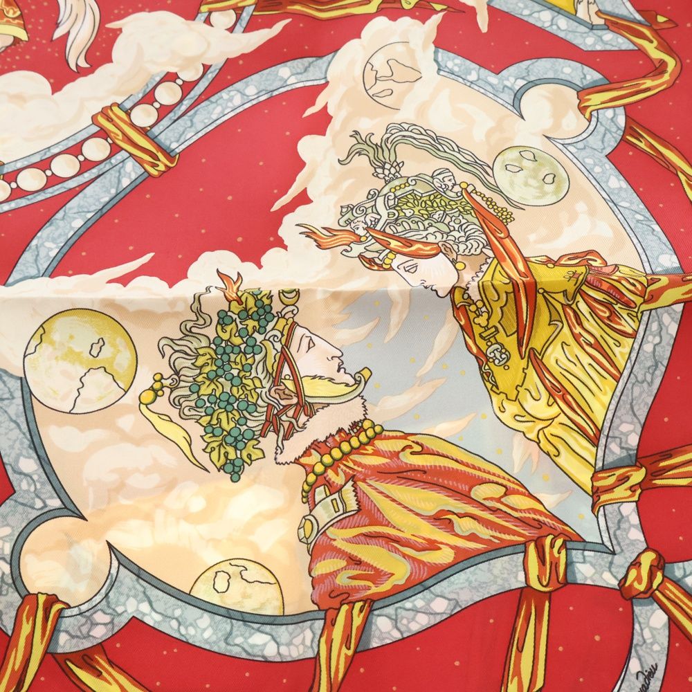 HERMES (エルメス) カレ90 CAVALIERS DES NUAGES 雲の騎士 シルク