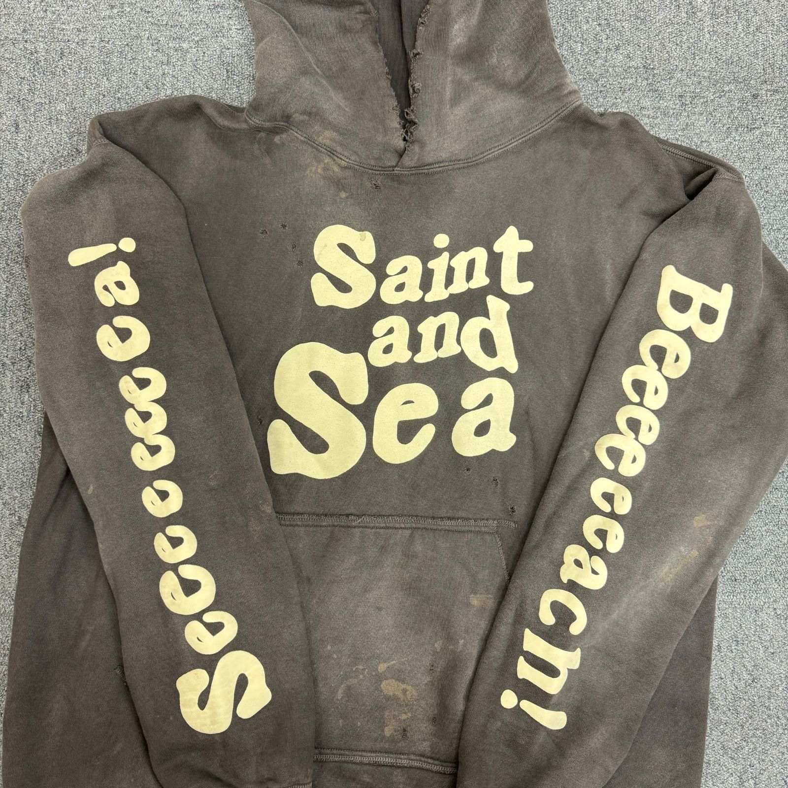 定価61600円 SAINT MICHAEL×WIND AND SEA STM X WDS HOODIE スウェットフーディー パーカー  セントマイケル ウィンダンシー コラボ SM-A21-0000-066 XL 66098A