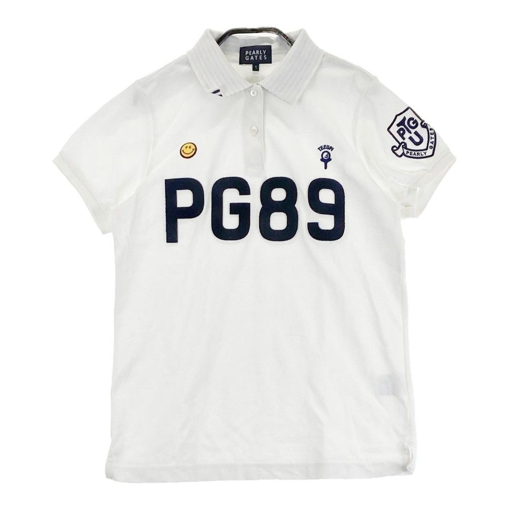 PEARLY GATES ネイビー ポロシャツ PG89 美品】PEARLY GATES PG 89