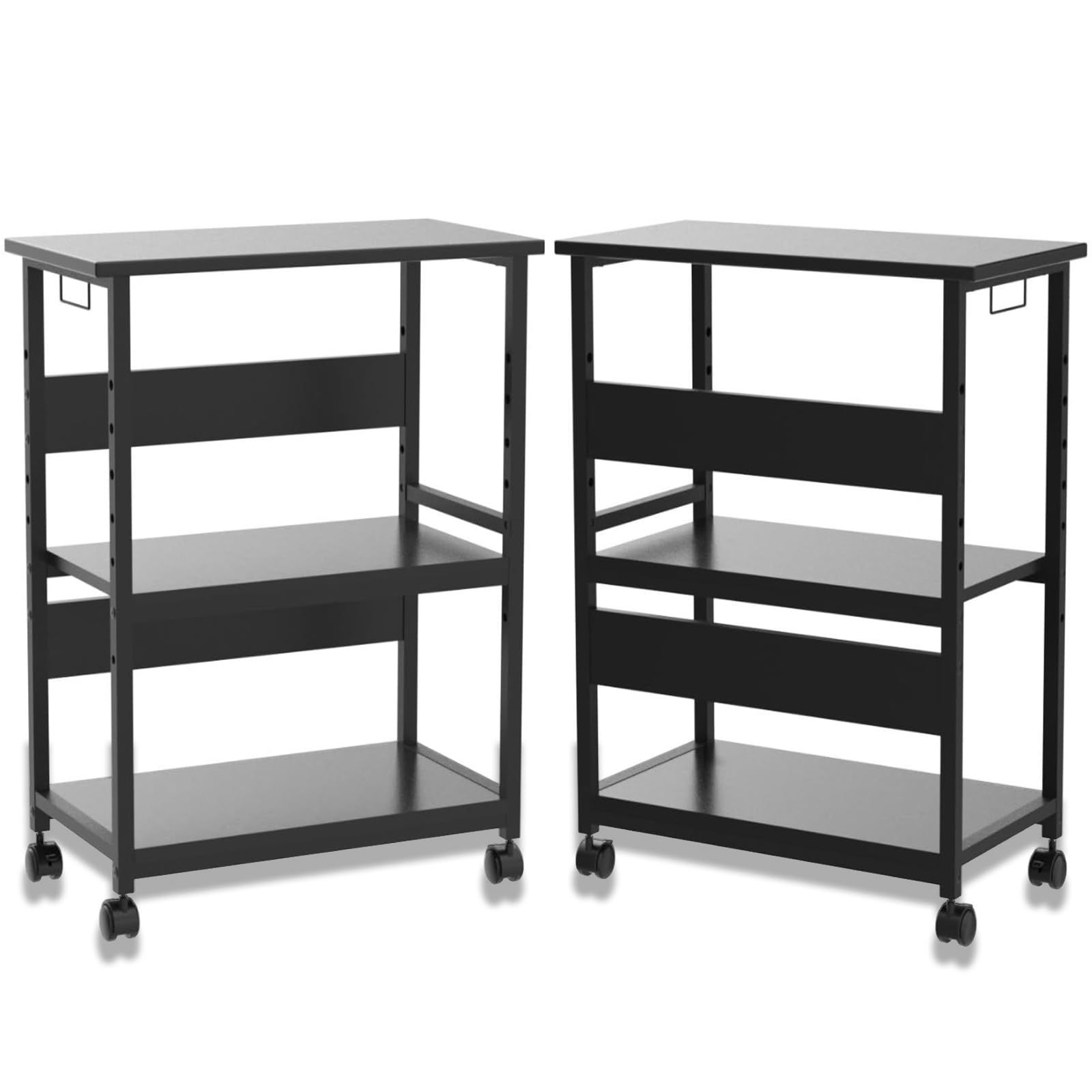 Frylr パソコンワゴン PCワゴン 昇降式64〜85cm CPUスタンド ロック付きキャスター おしゃれ サイドデスク ラック スリム PC本体収 Frylr パソコンワゴン PCワゴン 昇降式64?85cm CPUスタンド ロック付き