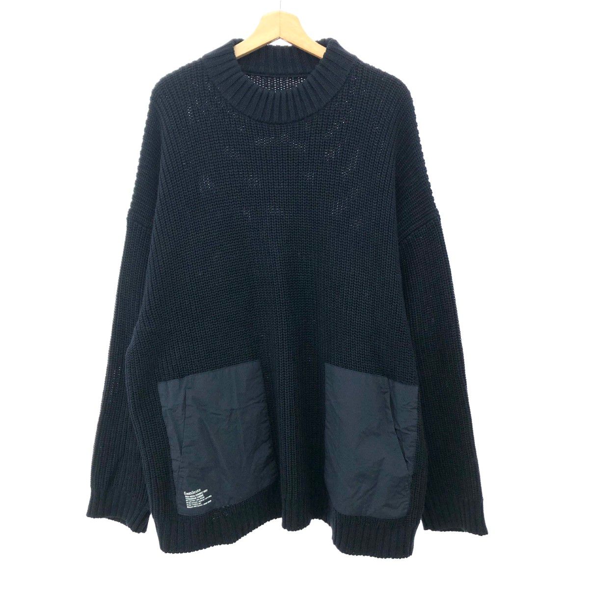 FreshService フレッシュサービス ハイネックコンバットニット サイズ:L HIGH NECK COMBAT KNIT FSW-22KN 92   ネイビー メンズ / 240001165678 FreshService フレッシュサービス ハイネックコンバットニット サイズ